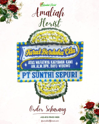 Papan Bunga Duka di Aek Tampang