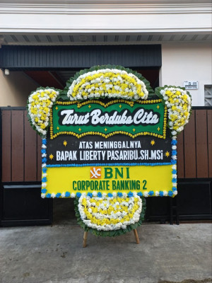 Papan Bunga Duka di Aek Tampang