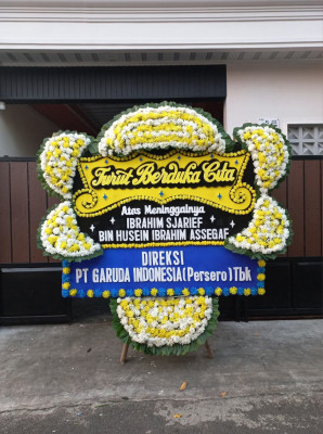 Papan Bunga Duka di Aek Tampang