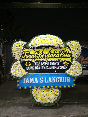 Papan Bunga Duka di Aek Tampang