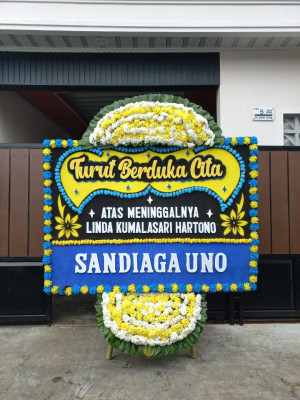 Papan Bunga Duka di Aek Tampang