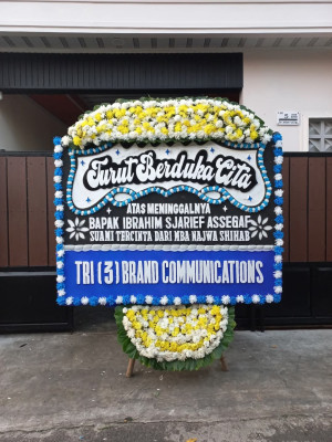 Papan Bunga Duka di Aek Tampang